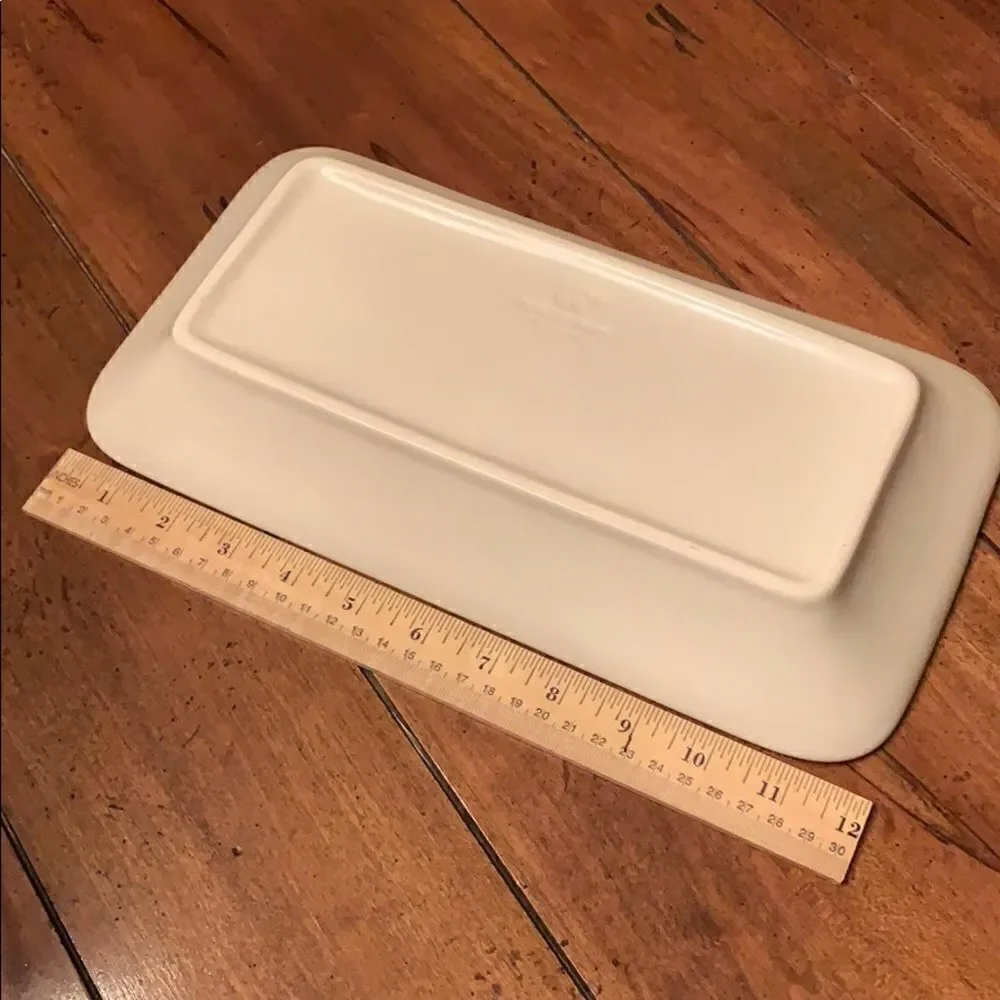 Pfaltzgraff Remembrance Basketweave Platter